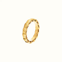Serpenti Yellow Polished Coil Ring
