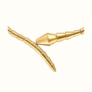 Serpenti Yellow Snake Collar Necklace