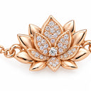 Solenne Lotus Bloom Chain Bracelet