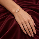 Solenne Lotus Bloom Chain Bracelet