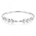 Sylvie Olive Branch Open Bangle Bracelet