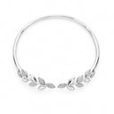 Sylvie Olive Branch Open Bangle Bracelet