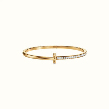 T Narrow Pavé Bangle Bracelet