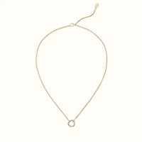 Trinity Tri Tone Interlocking Ring Necklace