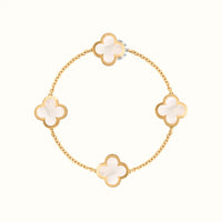 Vintage Alhambra Yellow Four Clover Motif Bracelet