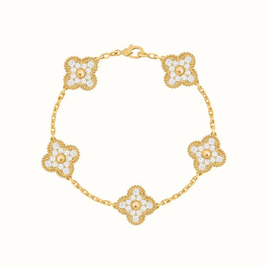 Vintage Alhambra Pavé Clover Bracelet