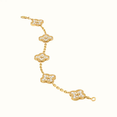 Vintage Alhambra Pavé Clover Bracelet