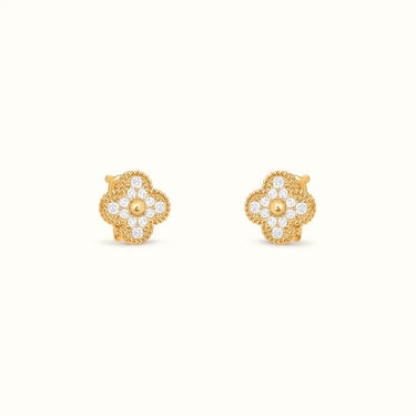 Vintage Alhambra Pavé Clover Earrings