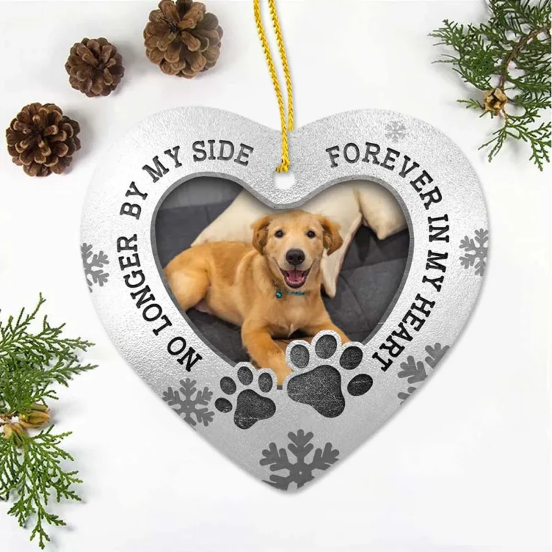 personalized dog cat memorial ceramic ornament gifts no longer by my side 35fcm