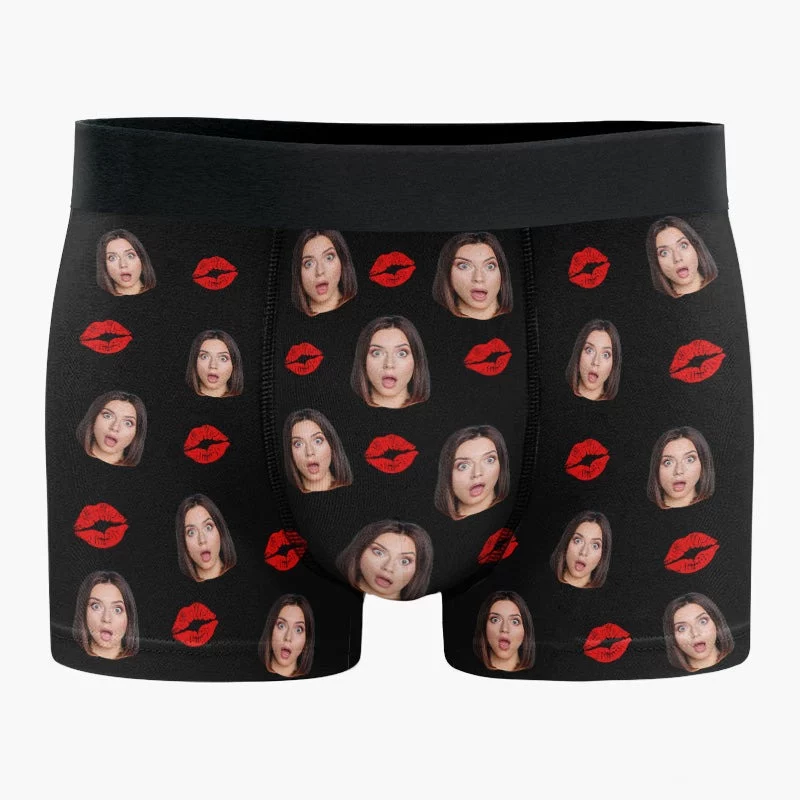 Custom Photo Marked as Yours Funny Personalized Custom Boxer Briefs Mens Boxers Birthday Gift For Boyfriend Husband Anniversary